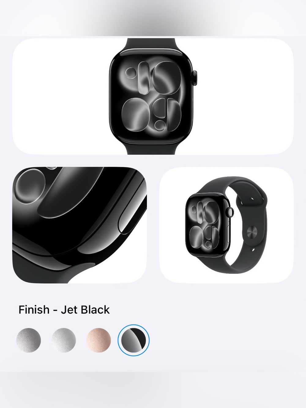 Apple Watch Series 11 GPS 42mm Jetblack